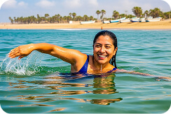 20% de descuento en cursos de natación.